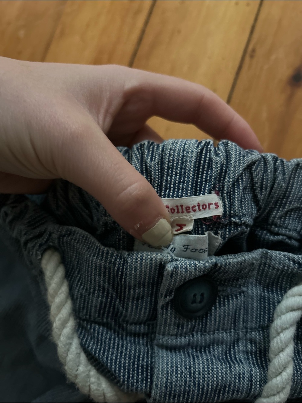 Dr. Collectors Teddy Forever Striped Pants Denim Blue - Picture 3 of 9